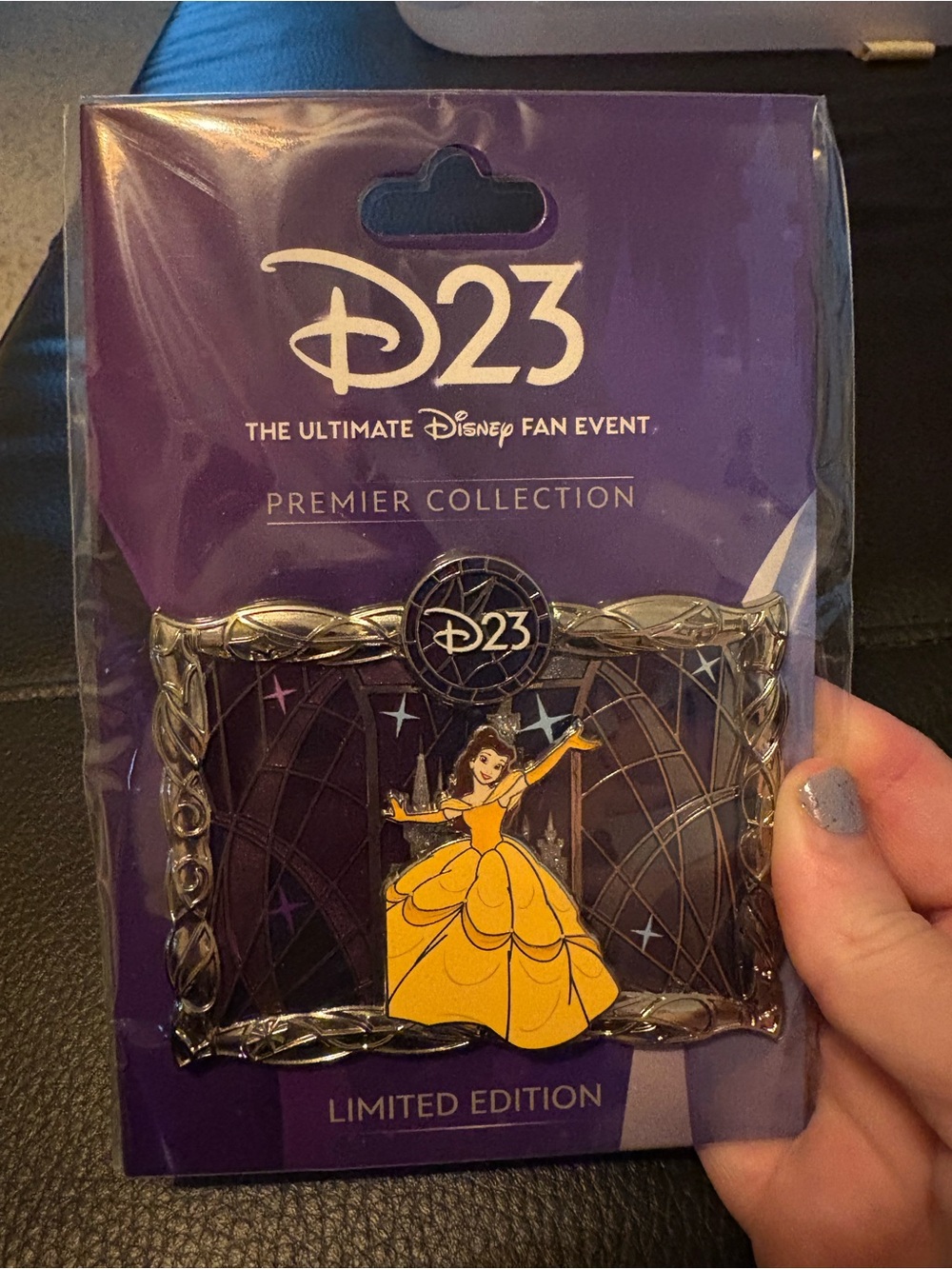 D23 2026 Premier Collection Belle Limited Edition Disney Pin LE 1000 – New